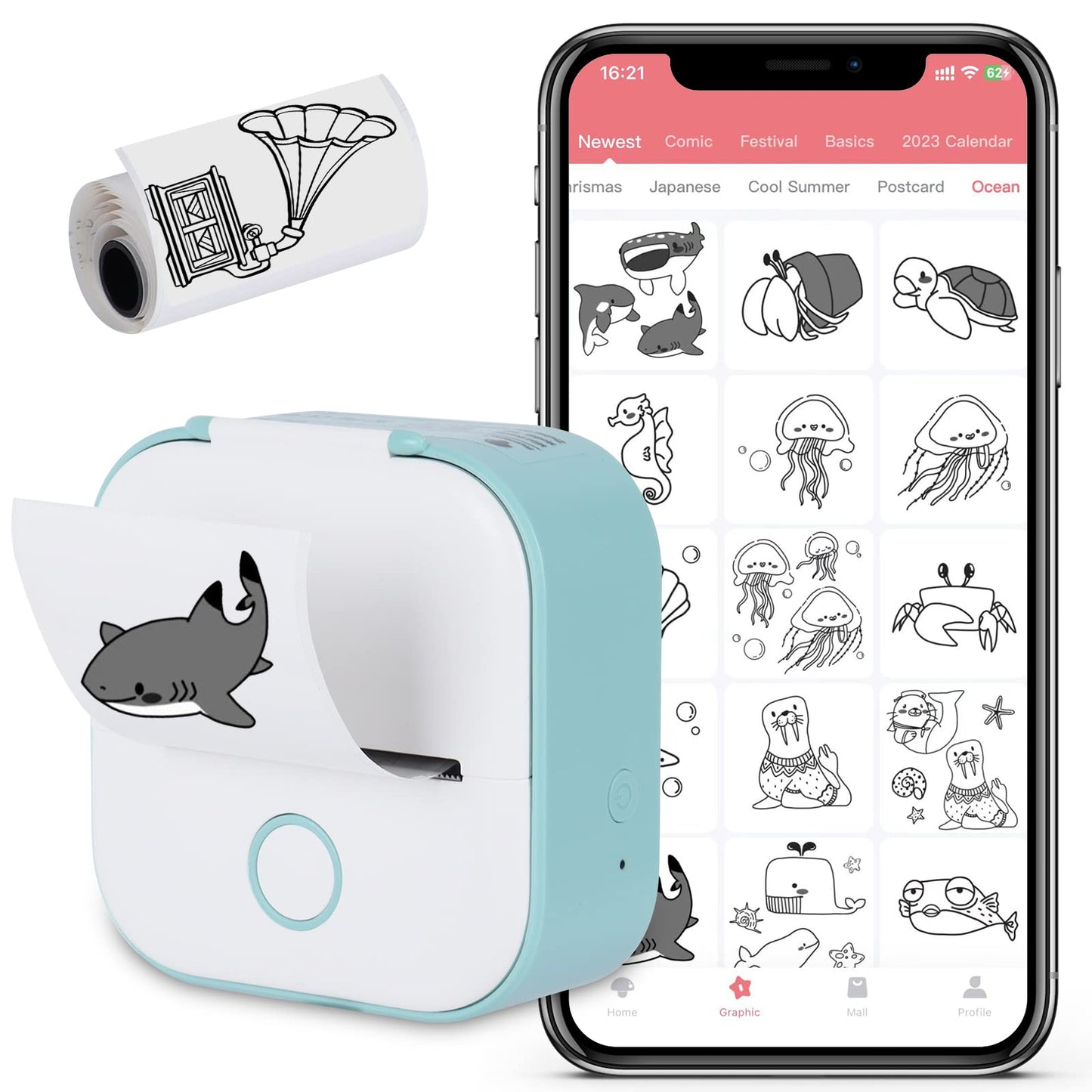 Mini Print T02™ - Impresora Térmica Portatil