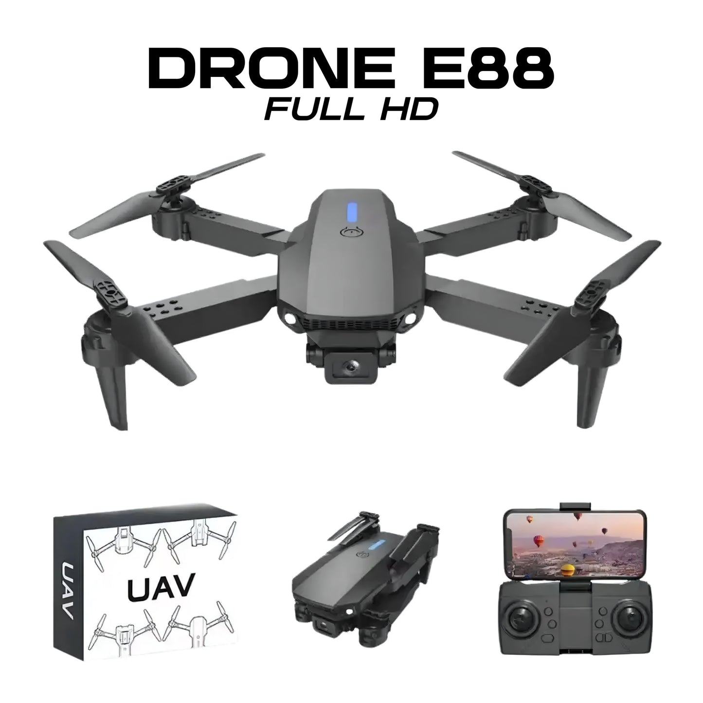 Drone E88 - full HD